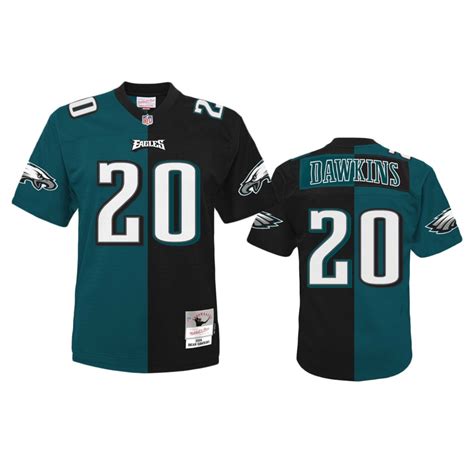 Philadelphia Eagles Brian Dawkins Midnight Green Black Split