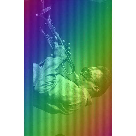 Rainbow Profile Print Miles Davis