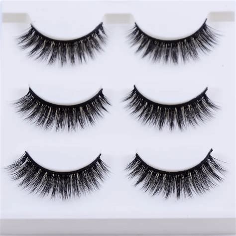 New Pairs Natural False Eyelashes Fake Lashes Long Makeup D Mink