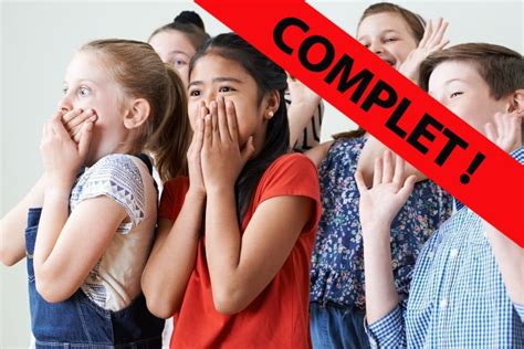 Complet Cours de théâtre pour enfants de 9 à 12 ans Jeudi à 17h