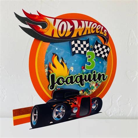 Hot Wheels Cake Topper Printable