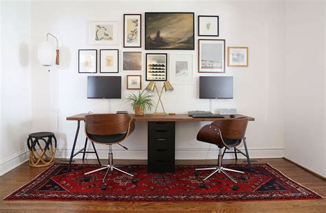 36 Inspirational Home Office Workspaces That Feature 2 Person Desks ...