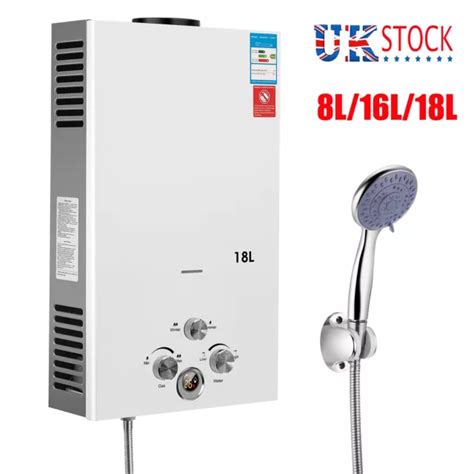 16 18L INSTANT GAS Hot Water Heater Tankless Propane Gas Boiler LPG Water Heater 79 99