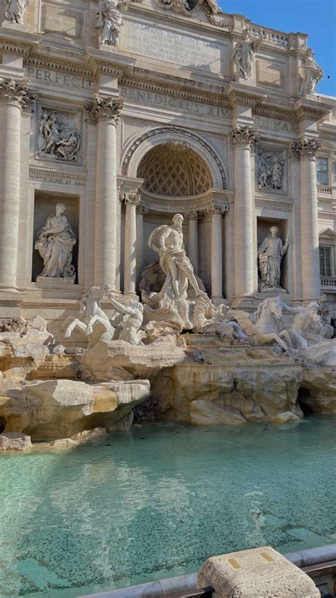 Fontana Di Trevi Rome Italy Em 2023 Italia Viagem