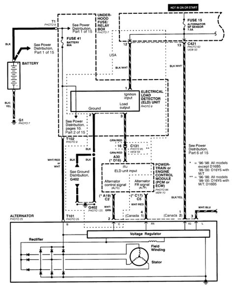 Obd1 Alternator Wiring Diagram Wiring Flow Line