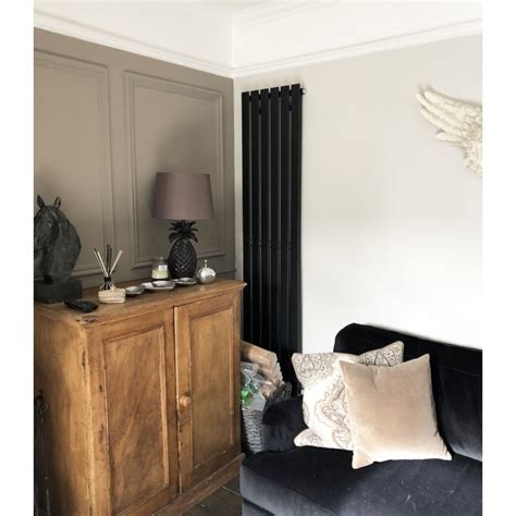 Mm W X Mm H Corwen Black Vertical Radiator