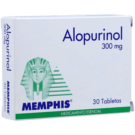 Alopurinol 300 Mg Tabletas M Cja X 30 Und Droguerias Patria