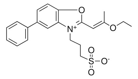 3 2 1E 2 ETHOXY 1 PROPENYL 5 PHENYL 1 3 BENZOXAZOL 3 IUM 3 YL 1