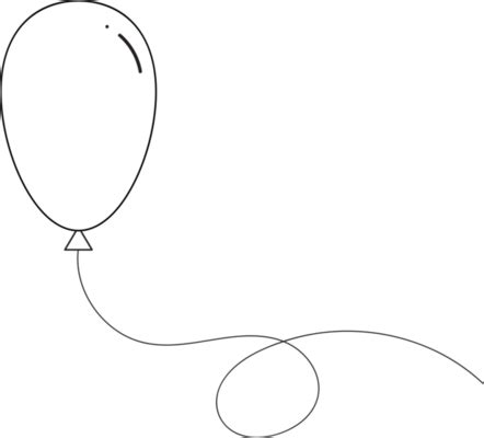 Balloon Outline PNGs for Free Download