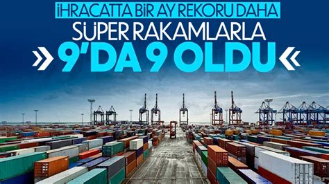 Eylül ayı ihracat rakamları açıklandı