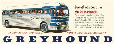 Greyhound Bus Ad From 1951 Copy Flashbak