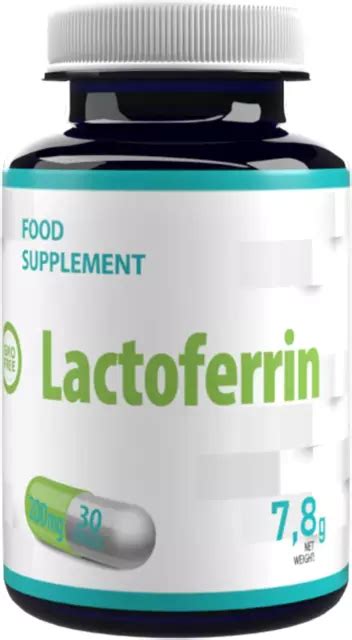 LACTOFERRIN 200MG 30 Capsules 3Rd Party Lab Tested High Strength