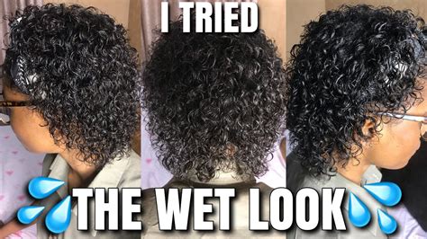 I Tried The Wet Look On Type B Hair And This Happened Jheri Curl