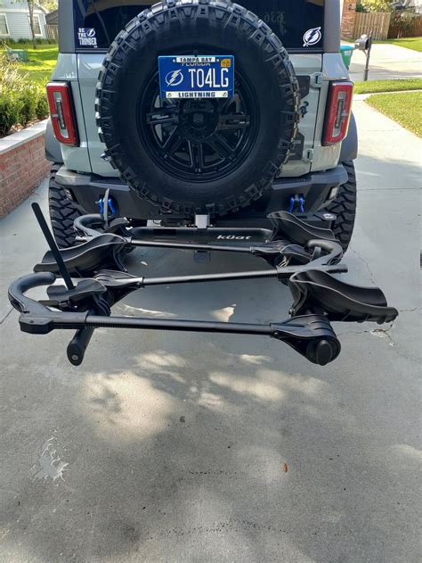 Kuat 3 Bike Rack And Swing Away Installed On Bronco Bronco6g 2021