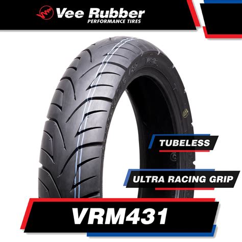 100 80 14 48P TL Vee Rubber Ultra Racing Grip VRM431 Motorcycle Tires