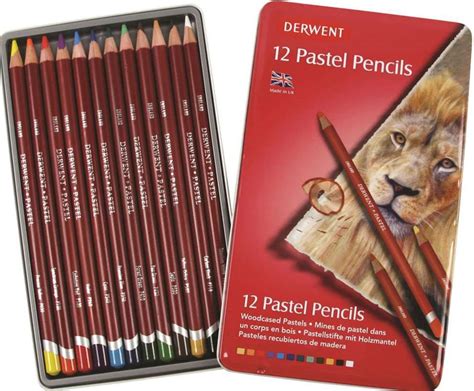 DERWENT KURU PASTEL KALEM 12 Lİ I KALEM ÇEŞİTLERİ ÇİZİM KALEMLERİ I