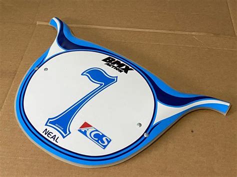 For Sale Neal Enterprises Vintage Bmx Plate Gt00218