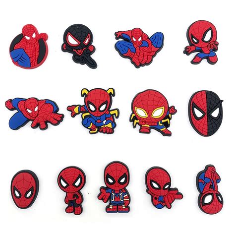 Cartoon Marvel Hero Jbitz For Croc Pin Batman Jibits Croc Charm Avenger