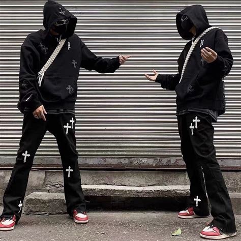 Quần jean baggy nam nữ Chrome Hearts quần jeans ống rộng unisex Kun Shop hot trend 2022 Shopee