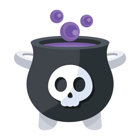 Trendy Poison Pot 21079680 Vector Art At Vecteezy