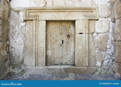 Massive Stone Door Stock Image Image Of Door House 35836849