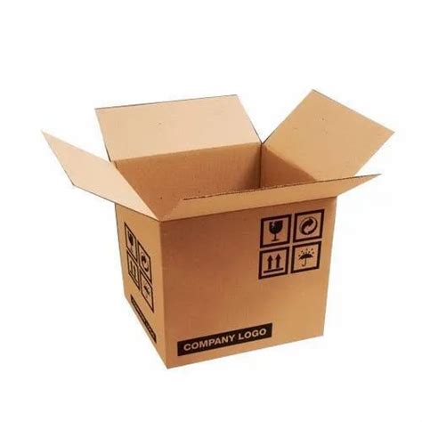 Cardboard Rectangle 7 Ply Printed Corrugated Box Box Capacity 11 20