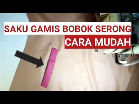 Cara Membuat Kantong Bobok Atau Saku Bobok Paspoal Serong Gamis Untuk