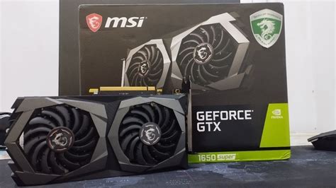 Unboxing Msi Gtx 1650 Super Gaming X 4gb Ddr6 Second Youtube