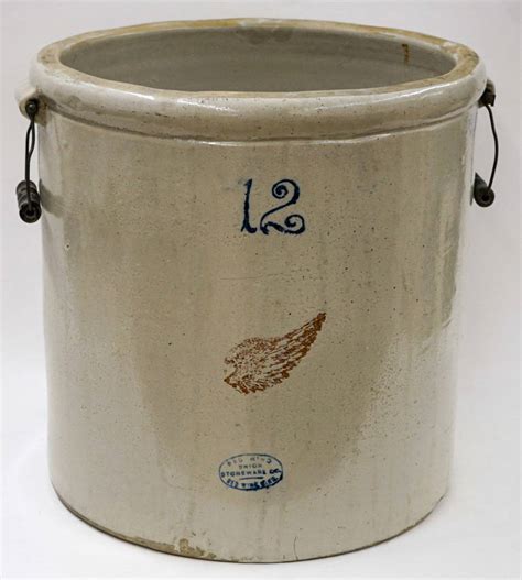 Red Wing 12 Gallon Stoneware Crock Auction