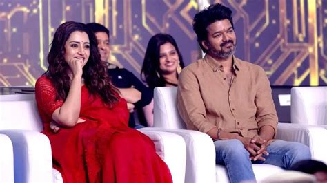 Thalapathy Vijay Leos Success Meet With Trisha Krishnan