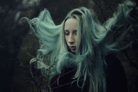 Hd Wallpaper Fantasy Art Sadness Gothic Spooky Hair One Person