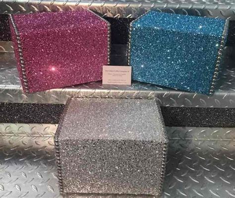 Caskets That Sparkle Uk Company Now Offer Glitter Coffins So You Can