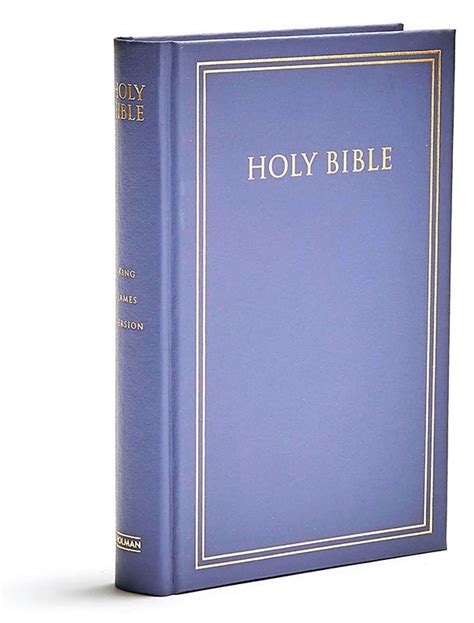 Kjv Pew Bible Hardcover Blue Craft For Christ Ph