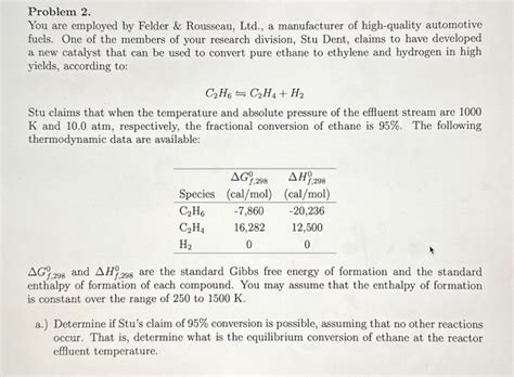 Solved Problem 2 You Are Employed By Felder Rousseau Chegg