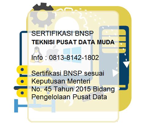 Sertifikasi Data Center Teknisi Muda Nurma Centragama