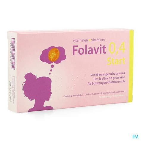 FOLAVIT 0 4MG ESSENTIAL TABL 90 CAPS 90 NF Apotheek Pharmazone