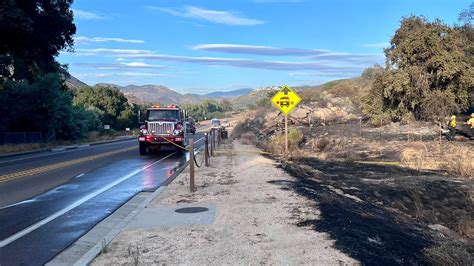 Brush Fire In Ramona Grows To Almost 185 Acres Prompts Brief