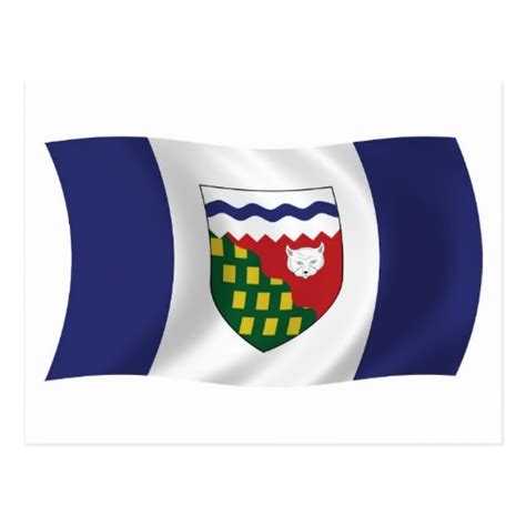 Northwest Territories Flag Postcard | Zazzle