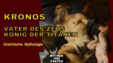 Kronos Vater des Zeus und König der Titanen Griechische Mythologie