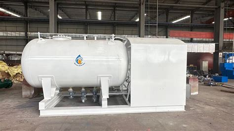 10 Cbm LPG Gas Storage Tank With Filling Scale Station 10000L LPG Skid