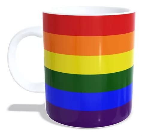 Caneca Xicara Lgbt Bandeira Do Arco Ris Mercadolivre