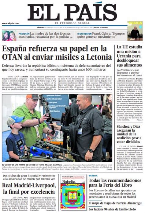 Las portadas de los periódicos del sábado 28 de mayo