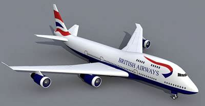 Boeing 747 3d model