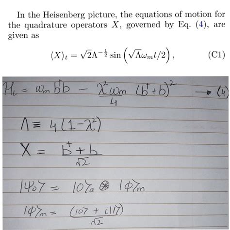 Solved Kindly Derive Eq C1 ﻿using Eq 4 ﻿show Each