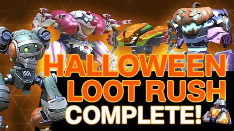 Mech Arena Halloween Loot Rush Complete Machine Mummy Skin Youtube