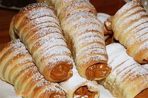 Трубочки с вареной сгущенкой — Моя кухня