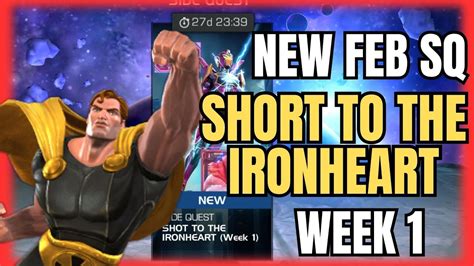 Mcoc New Feb Sq Shot To The Ironheart Threat Lvl 5 Easy Completion Insane Rewards 🔥 Youtube