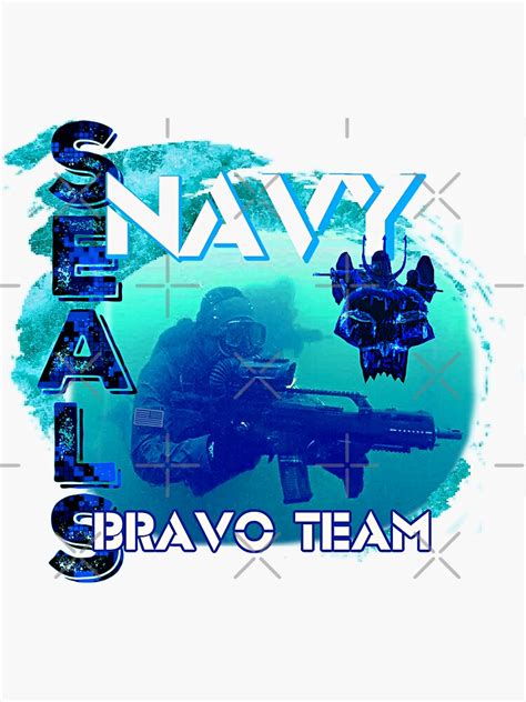 Bravo Seal Team Sea Assaut Sticker For Sale By Coffeecountyjim