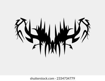 Demon Tattoo Tribal Royalty-Free Images, Stock Photos & Pictures | Shutterstock