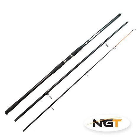 2 X 14ft BEACHCASTER ROD BEACH CASTER SEA FISHING TACKLE 3pc 4 7oz